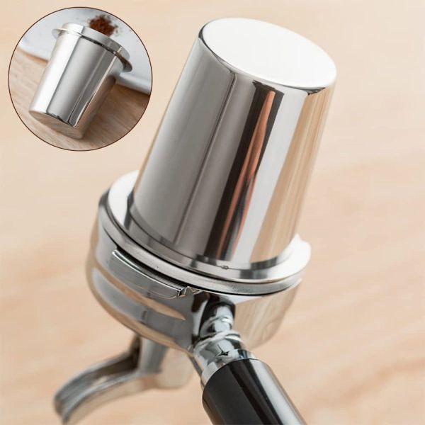 Espressomaskine Tilbehør, Pulverføder med Målekop og Non-stick Belægning Minimerer Spild til Aquaforge