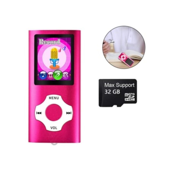 MP3-spiller med 32 GB minnekort