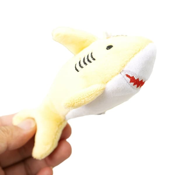 Mini søt haiplysj-anheng Gray 12cm