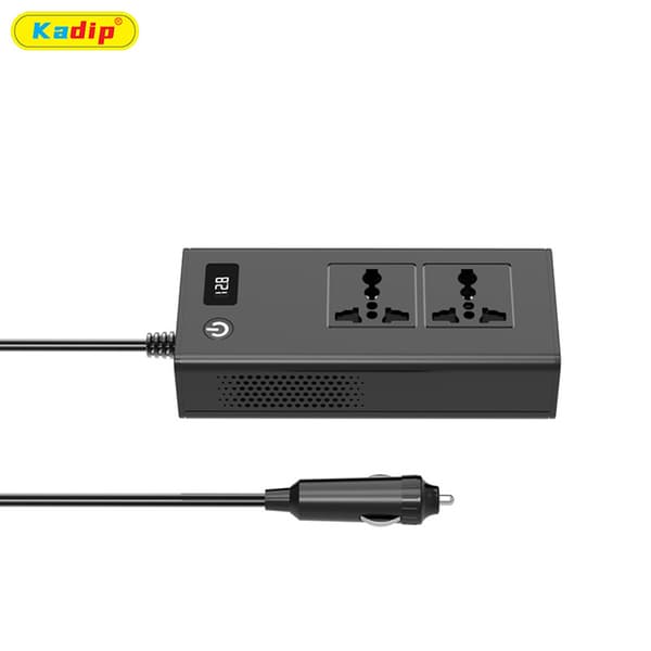 200W Køretøjsstrømomformer 12V til 220V med sort, PD, display Black 220V M6800