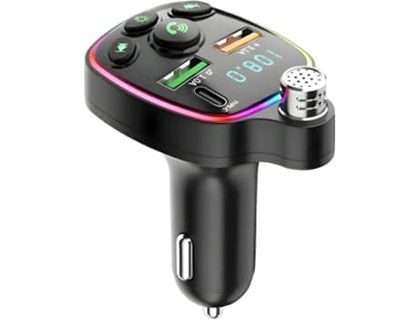 Langaton Bluetooth 5.3 FM-lähetin handsfree-puheluihin autossa
