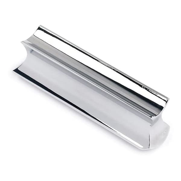 Gitarr Slide Tone Bar för Dobro Lap Hawaiian Elgitarr, Metall, Vit, med Plektrum