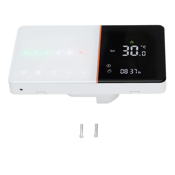 Programmerbar LCD-termostat til kedel, AC 95-240V, husholdning, miljøvenlig
