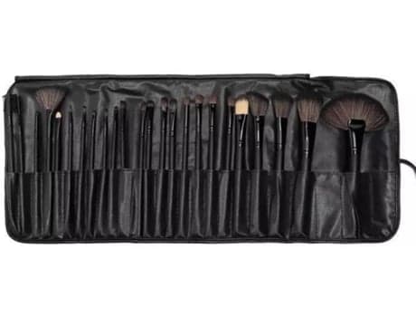 GETEK Sort Makeup Børstesæt (24 Dele)