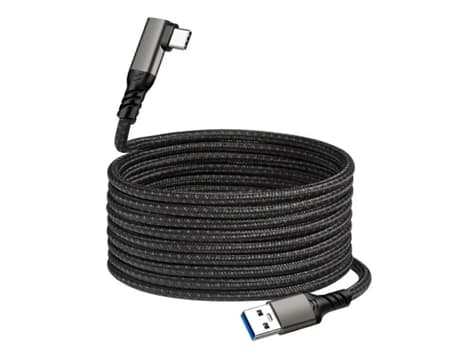 Link-kabel for Quest 2 VR USB 3.2 Hurtiglading og dataoverføring, kabel for VR-headsettilbehør, 0,5 meter Sygo
