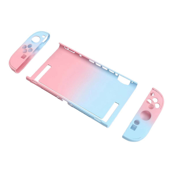 Skyddsfodral för Switch2, dockningsbart, delad typ, stötsäker design, skal för Switch2 B Blue Pink