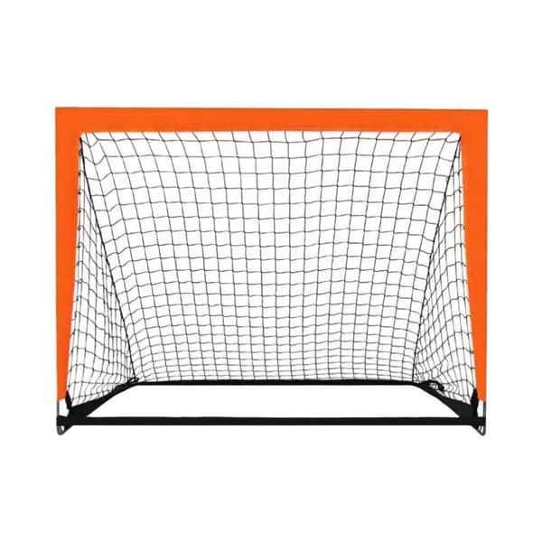 Bærbart foldbart fodboldmål til børnetræning og kampe - Orange/Sort/Blå-Dugt Black Single Pack