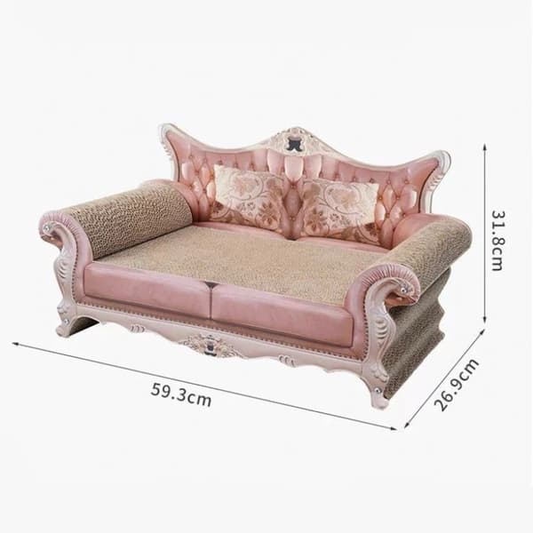 Karton Kattekradsemøbel Sofa Seng, 23 Tommer, Holdbar Lounge & Kradsepude til Indendørs Katte