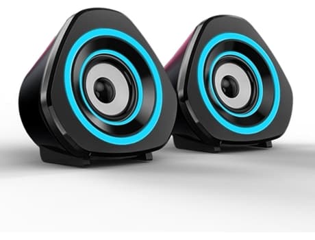 Mini Kablet Datamaskinhøyttaler og Datamaskinlyd Subwoofer med RGB Ambient Light Cuich