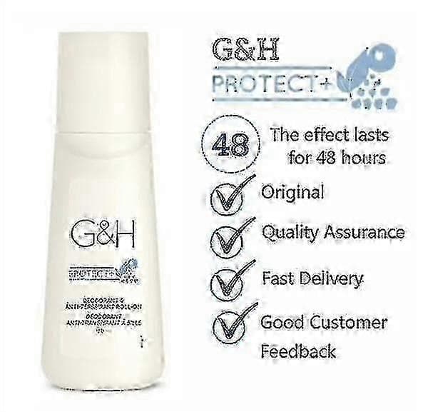 X 3 Flasker Gh Protect+ Deodorant Antiperspirant Roll-on Størrelse 100 Ml.