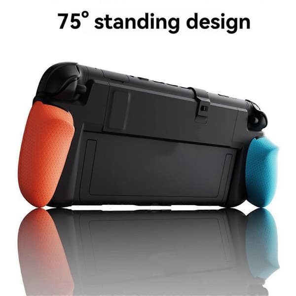 För Switch2 Fodral Plastgrepp Skyddsskal för Switch2 Greppfodral Dammtätt Skydd Black