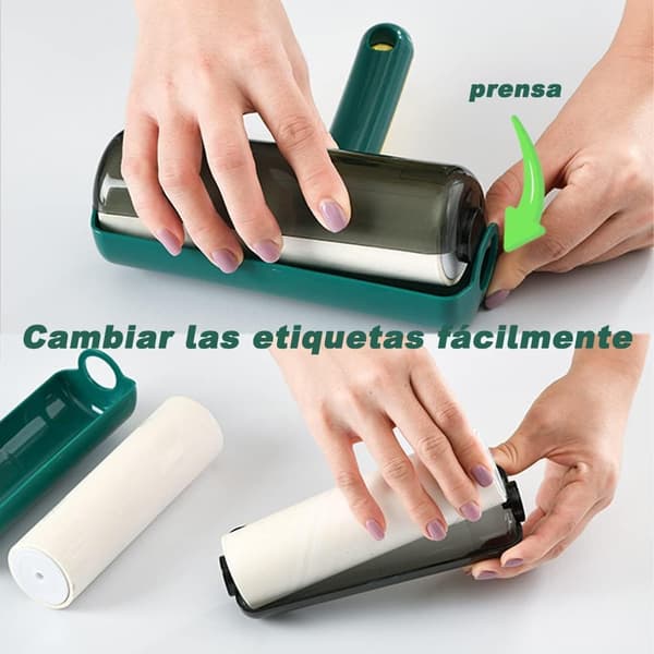Sæt med 240 klæbrige ruller til fjernelse af dyrehår, fnugfjerner til hunde og katte (se Aquaforge (4 af 60))