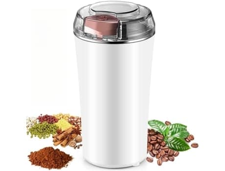 Multifunksjonell Elektrisk Pepperkvern, Pepperkrydderkvern, Kornknuser, Hvit Cuich