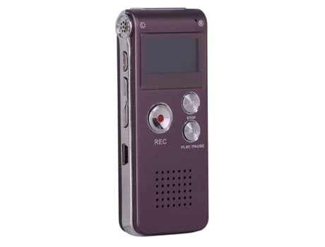 Cuich Mini Digital Opptaker, Profesjonell 32GB Stemmeopptaker med Lyd- og MP3-avspilling, Lilla
