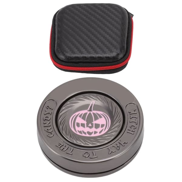 Ond gresskar-fidget spinner, rund lett stresslindrende skrivebordsleke for kontoret