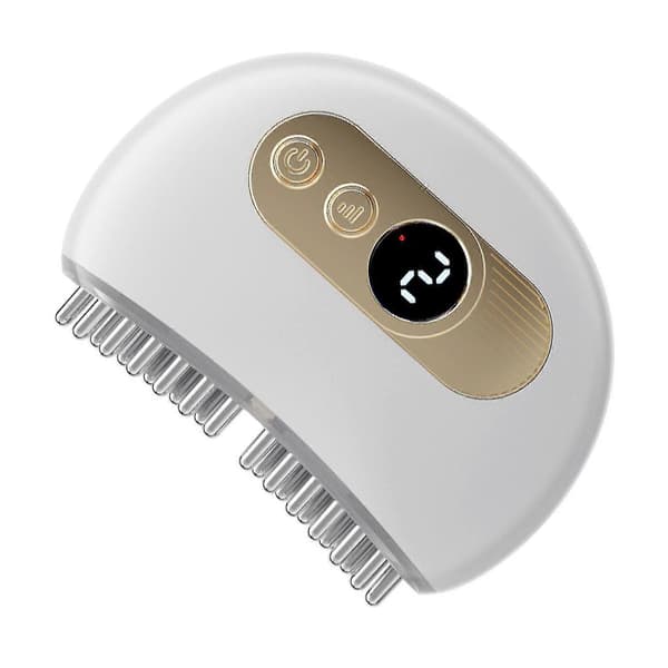 Elektrisk massagebørste universal afblokering benbørste og gua sha instrument til mavegnidning White