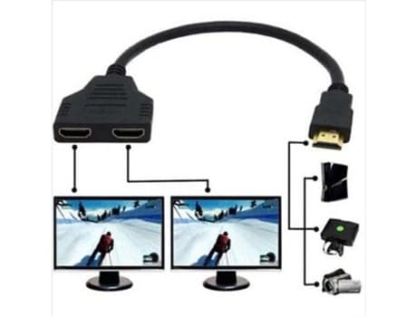 HDMI till Dubbel HDMI Adapter