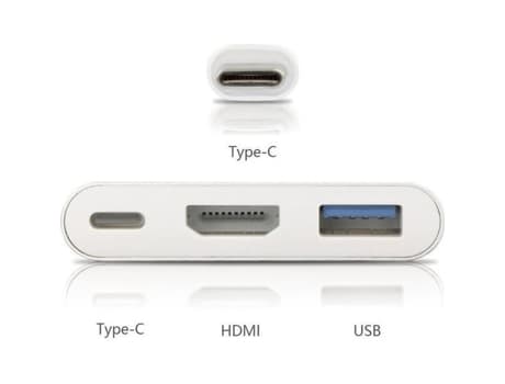 Vshop Multiport Adapter USB 3.1 Type C til HDMI USB 3.0 USB-C Type C Hub Converter til Ny Apple