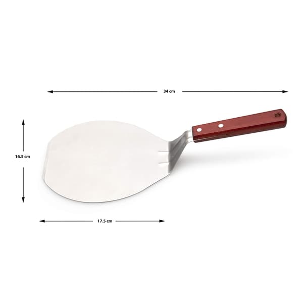 430 pizzaspade i rustfritt stål med trehåndtak for baking av kake og matoverføring Pizza Peel Beech Handle