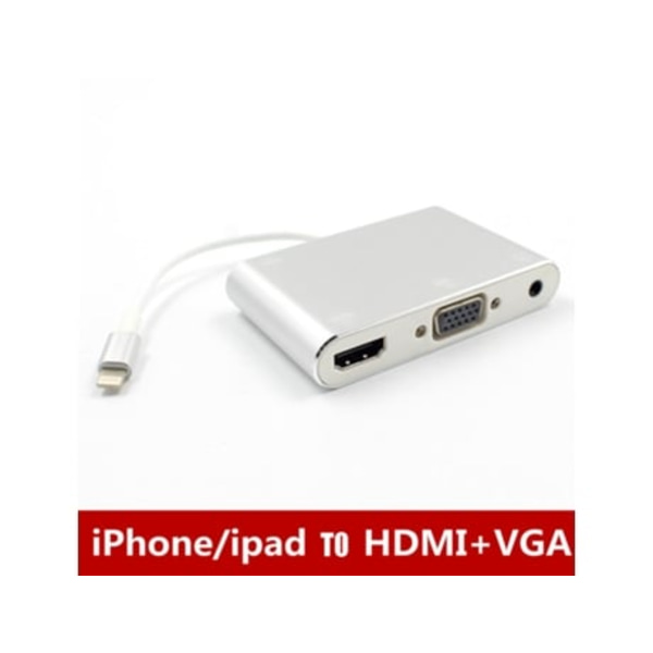 Lightning–HDMI/VGA-sovitin audiolla MAOYI