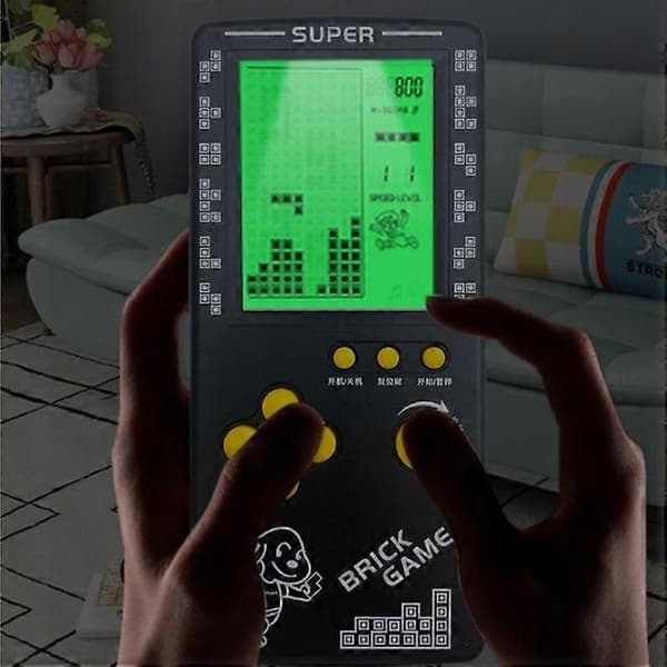 Svart logikspelskonsol