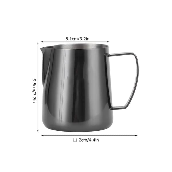 400 ml mælkeskummer, 304 rustfrit stål kaffekrus, Aquaforge Latte Art tilbehør