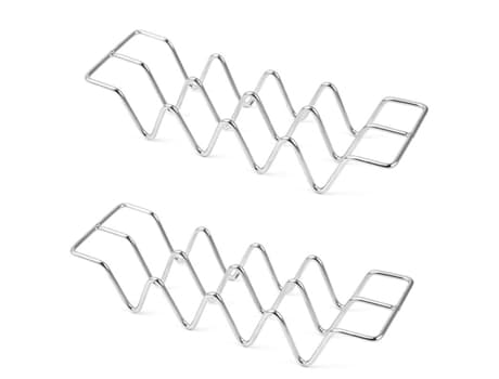Cue Rack sæt i rustfrit stål med 2 stativer, hver holder 4 køer - TRUYUETY