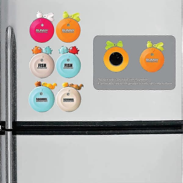 Magnetisk timer til børn, 60-minutters visuel timer til klasseværelse og madlavning