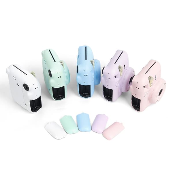 Batterisidodörrskydd för Polaroid Mini 12-kamera, vit, ABS-ersättningspanel