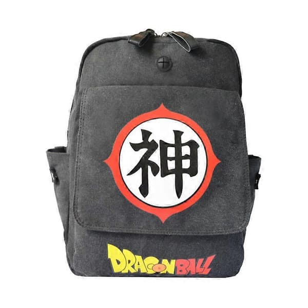 Anime-relaterad ryggsäck studentryggsäck canvasryggsäck Orange Turtle Backpack