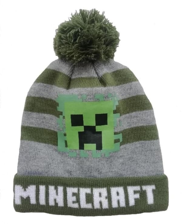 Minecraft Barnmössa, 54 cm, Akryl, Vintermössa för Pojkar Flickor 54 cm