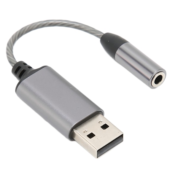 USB-sovitin 2 in 1 Laaja yhteensopivuus Älykäs siru Kompakti Kestävä Helppokäyttöinen USB - Aux-kaapeli kotiin ja toimistoon