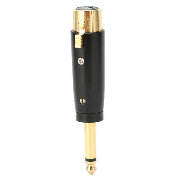 6,35 mm Mono Han til XLR Hun Audio Adapter Guitar Mikrofon Interface Kabel