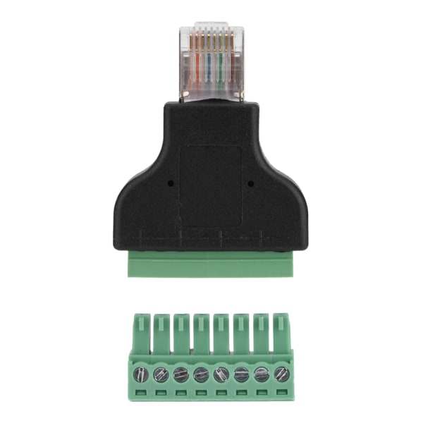 DVR Ethernet-liitin RJ45 urosliitin ja 8-nastainen ruuviliitin