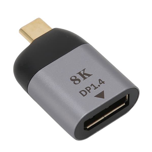 Mini Metall Typ C Hane till DP Adapter Kompatibel Windows Android OS X