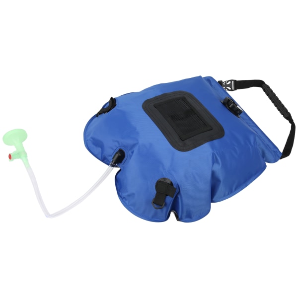 Utomhus 20L power duschväska Camping bärbar soluppvärmd badväska med duschhuvud