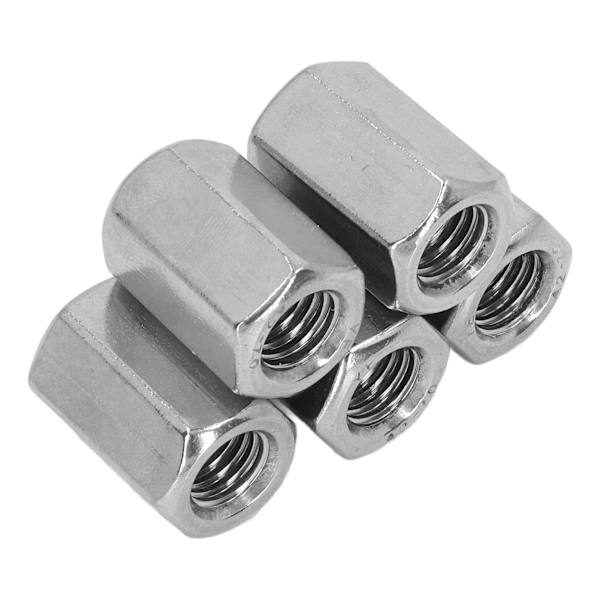 5 kpl kuusiokoloruudu M12 X 1,75 19 L30mm ruostumaton teräs ruostumaton 6 sivua pitkä tanko mutteri asennukseen