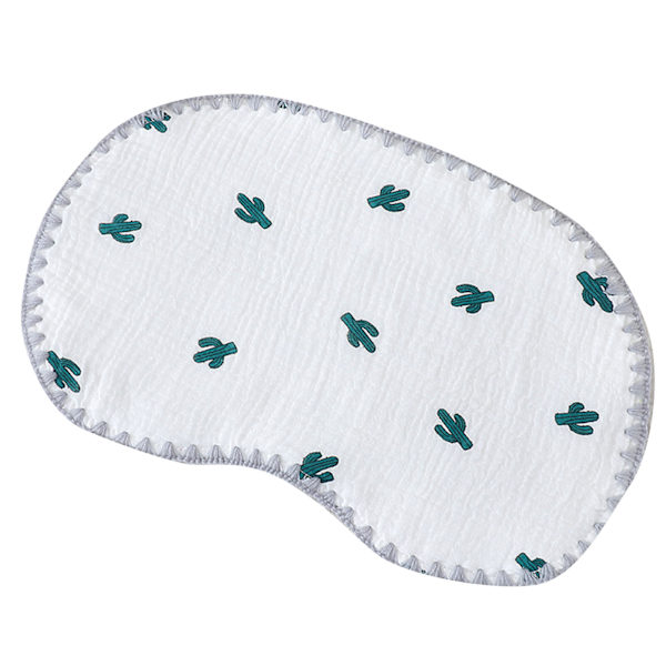 Baby Head Shaping Pillow Preventing Spitting Up Absorb Sweat Breathable Soft Pure Cotton Baby Pillow for Summer Use Cactus