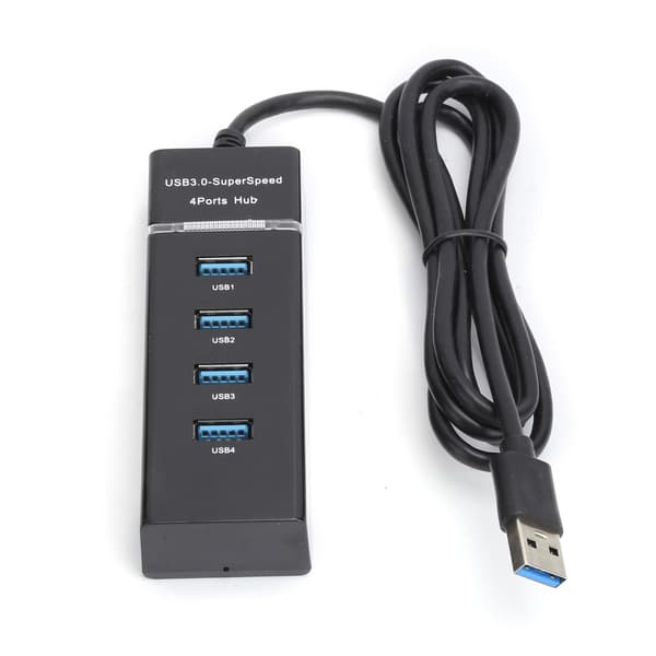 1 til 4 USB 3.0 HUB Han til Hun USB Forlænger Adapter Kabel Splitter til PC Laptop