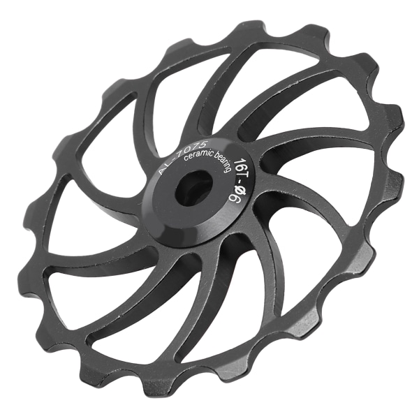 MEIJUN 16T cykelbagskifter MTB landevejscykler Keramisk lejeskive Styrehjulsdele Sort