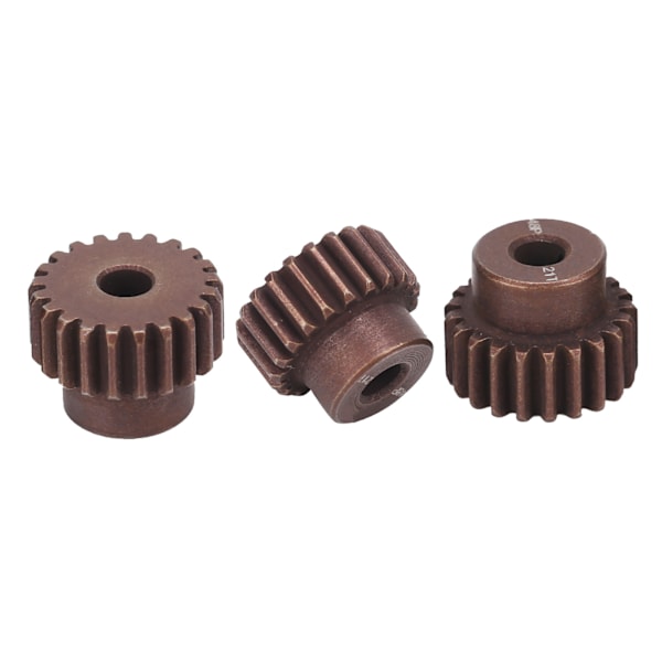3 st RC 3.175mm 48DP 21T Pinjongväxelsats i stål för 1/10 RC-bil borstlös borstad motor