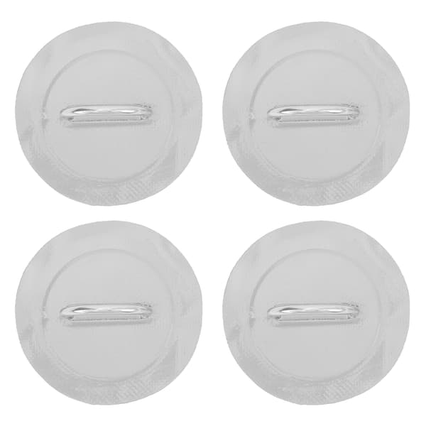 4 stk Oppblåsbar Båt DRing Pad Patch PVC Slitesterk Marine Rustfritt Stål Fast Spenne (Grå)