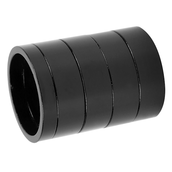 CANSUCC 5 stk. 28,6MM MTB Cykel Forgaffel Skive Sæt Cykel Frempind Headset Spacer Gaffel Pakning Sort
