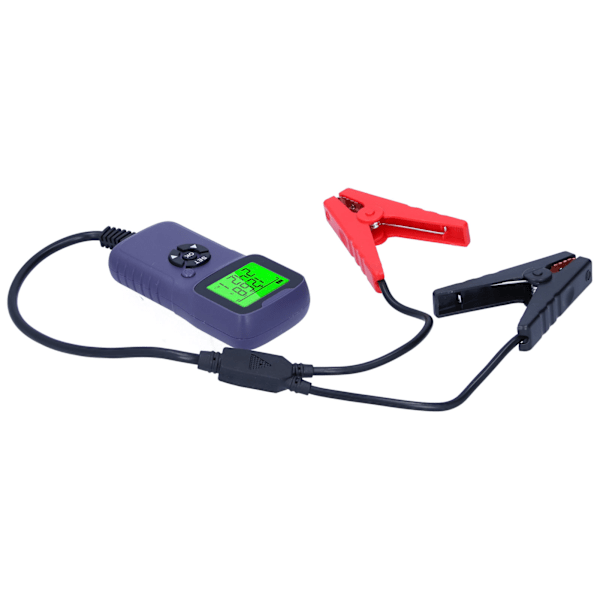 A300 Digital Bilbatteri Tester LCD Batteritest Analysator Auto Test Diagnostiske VærktøjerLilla