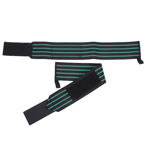 1 Par/ Set Fitness Tyngdlyftning Handledslindor Träning Kompression Handledsstöd Brace Grön Svart