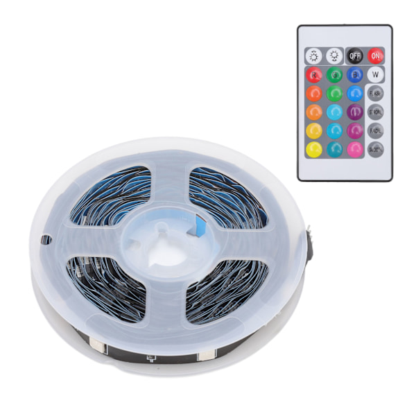 WiFi RGB-stripebelysning Multifunksjon APP-kontroll Dimmer 5050 Smart LED-stripebelysning for hjemmefest KTV 16,4 fot