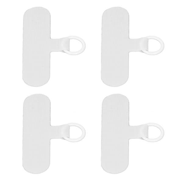 10 stk. Telefon Tether Tab Universal Mobiltelefon Snore Patch Uden Lim til De Fleste Smartphones Forebygger Tab Hvid