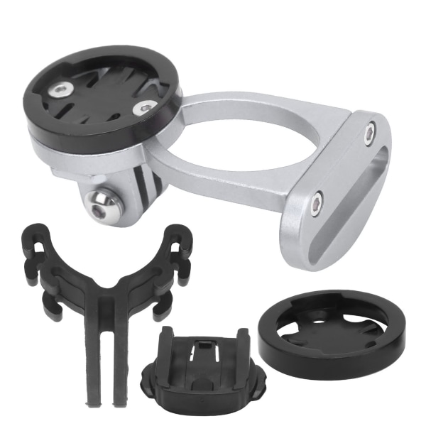 Styrhöjningsfäste för cykelcomputer i aluminiumlegering med ficklampafäste Adapter Titanfärg
