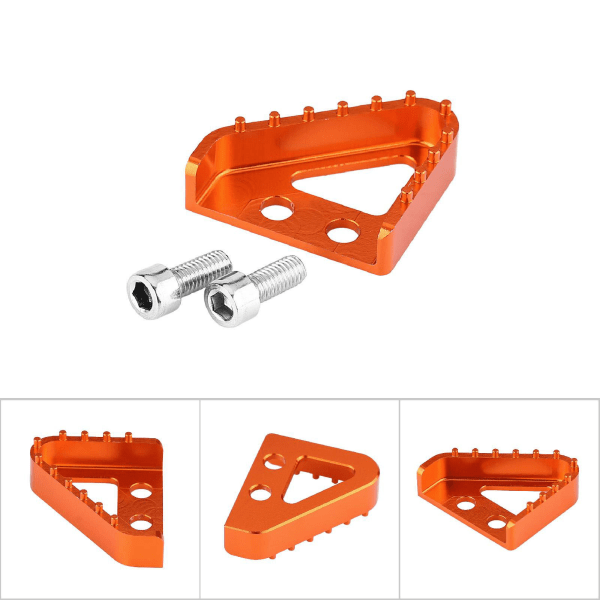Motorcykel CNC Bakre Bromspedal Stegplatta Spets för RC125/200/390 eller 690/990 Orange