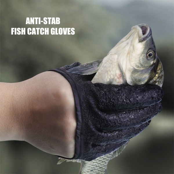 1 st Fiske punkteringssäkra handskar med magnetfrigöring Professionell vattentät anti-halk fisk landningshandske